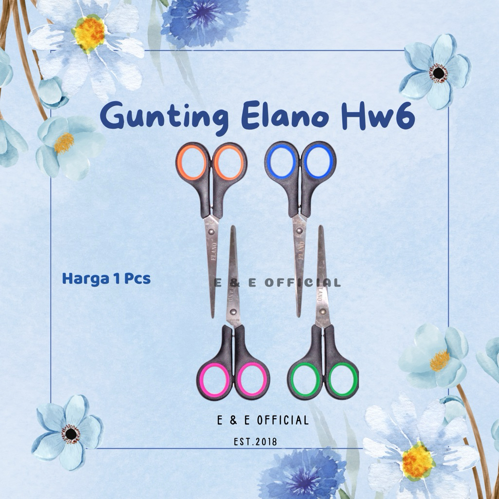 

GUNTING WARNA WARNI ELANO 6 INCH / GUNTING LA H6 / GUNTING ELANO BESAR
