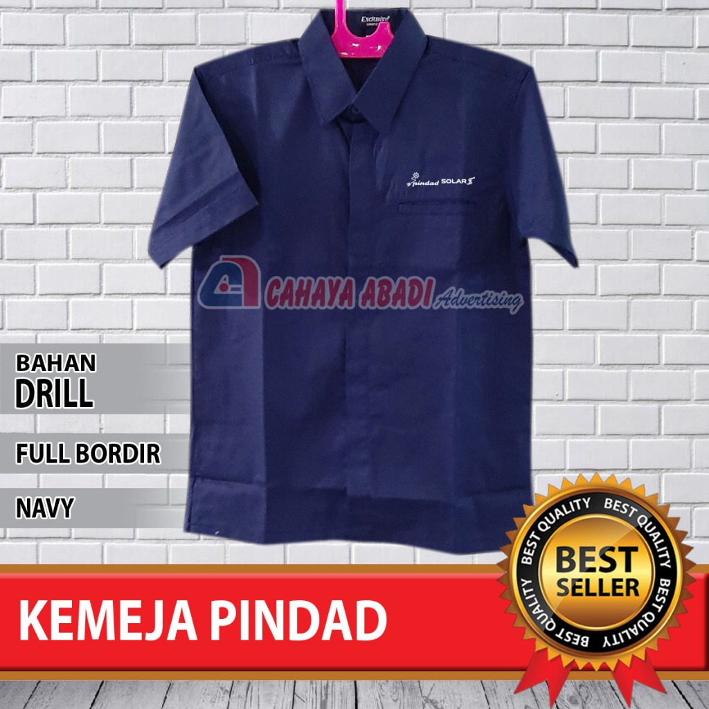 Kemeja Pindad Solar Seragam  Pindad Solar Baju Pindad Solar Navy