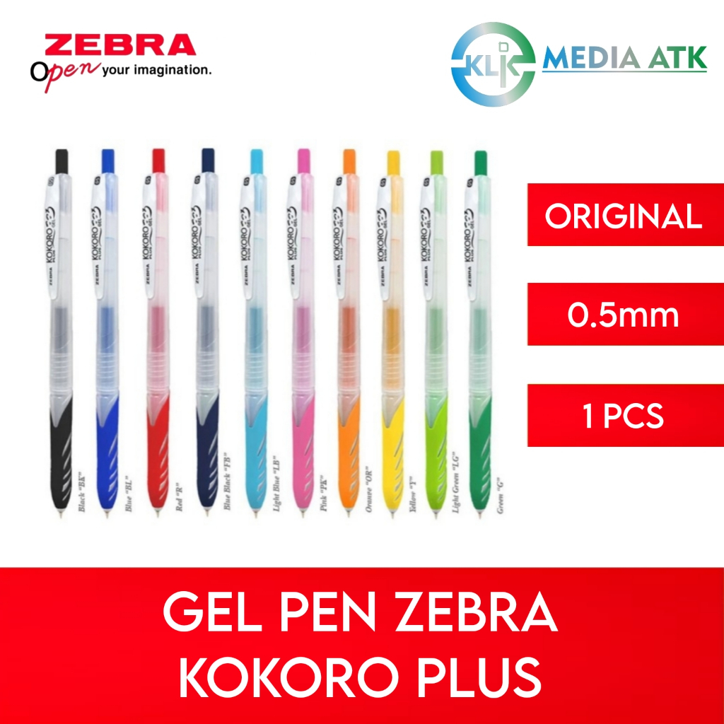 

Pen Zebra Kokoro Plus Gel 0.5 - 1 Pcs