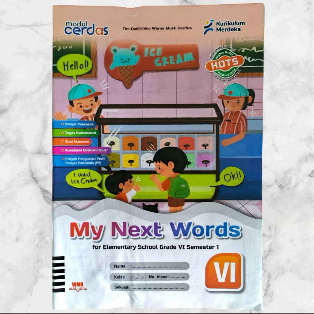 LKS CERDAS BAHASA INGGRIS KELAS 6 SEMESTER 1 / BAHASA INGGRIS VI / MY NEXT WORDS VI / LKS CERDAS KEL