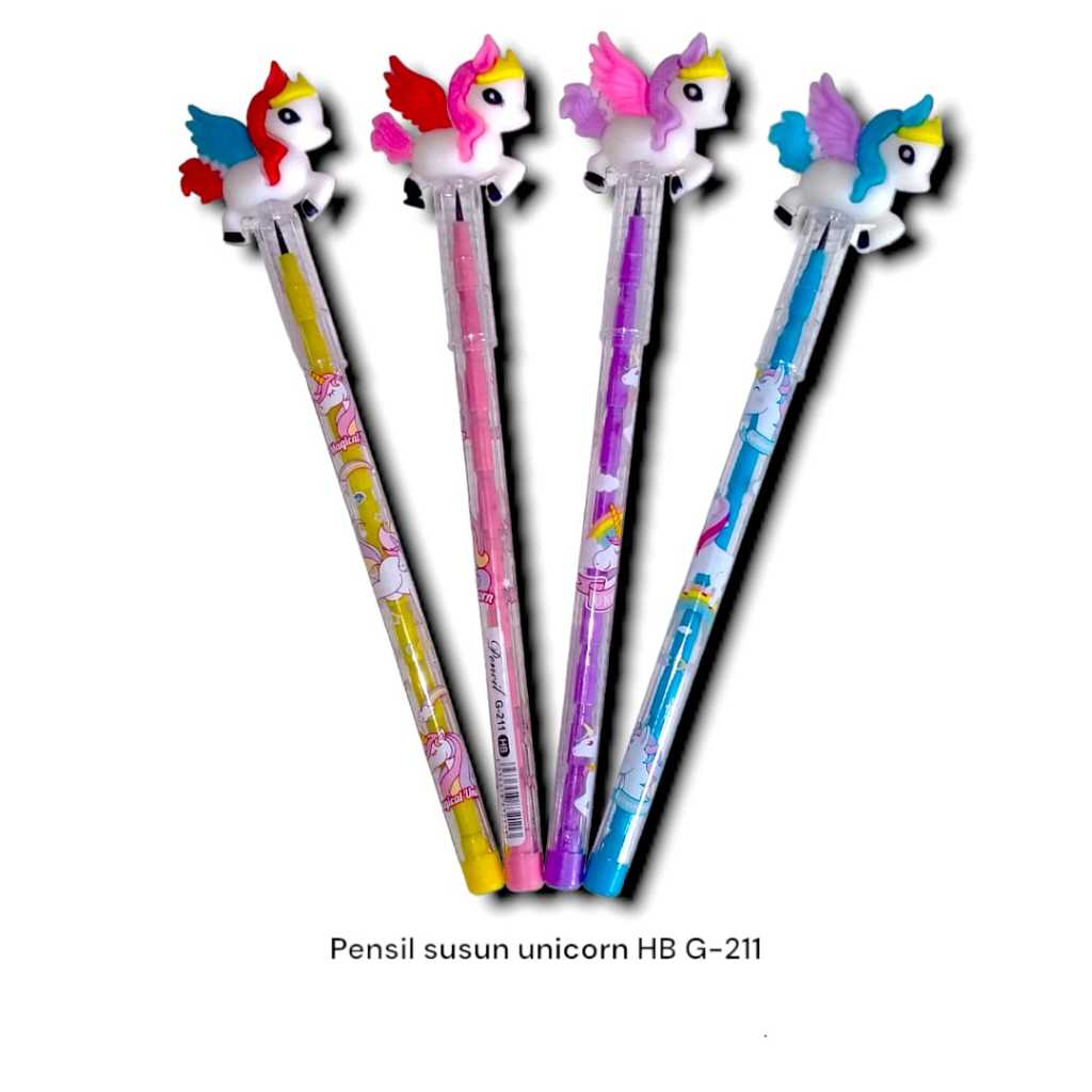 

Pensil Susun Sambung Isi Ulang Bensia Kepala Lucu