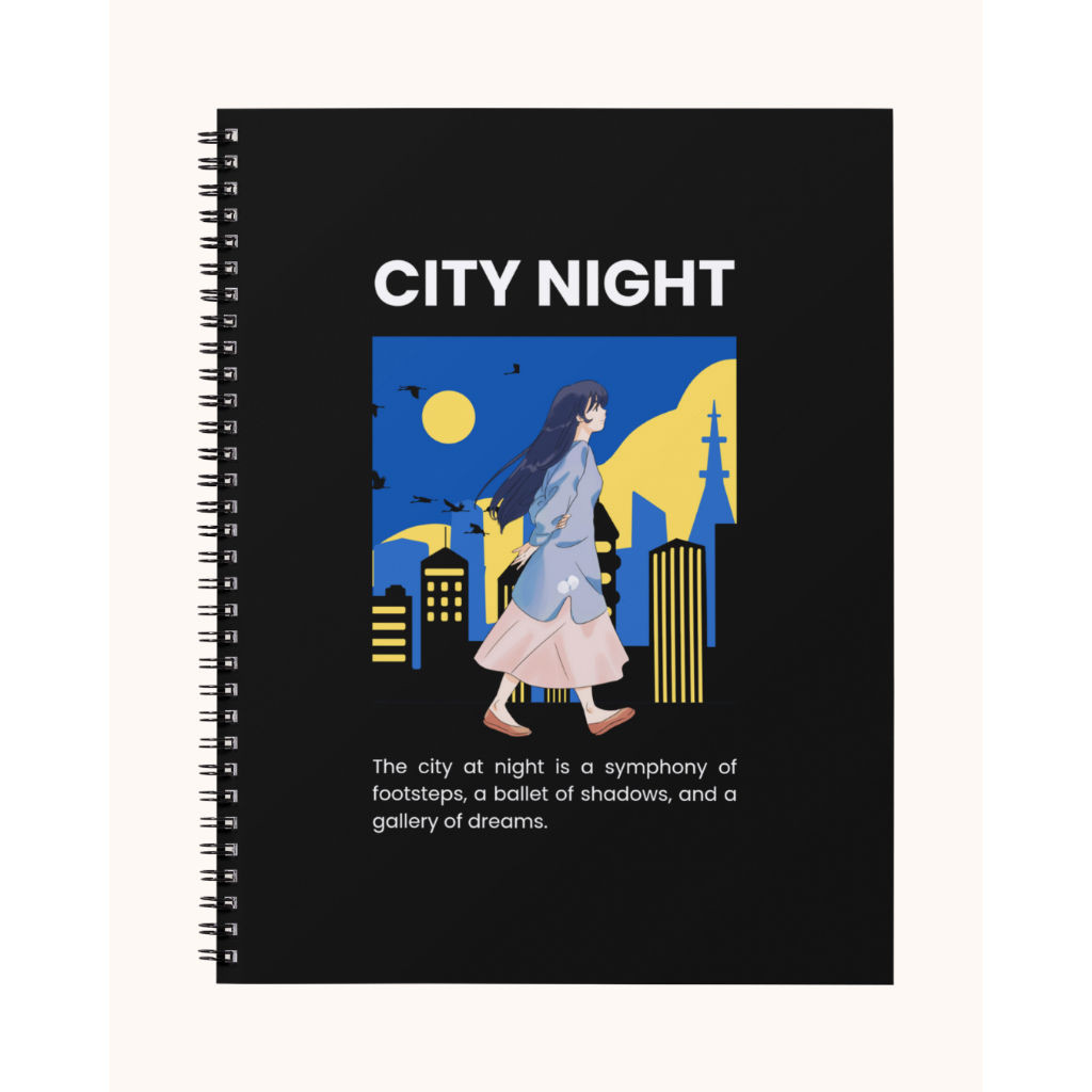 

Notebook Reflektif A5 Spiral – 50 Halaman Hitam Putih | HVS 80gsm & 100gsm – City Night