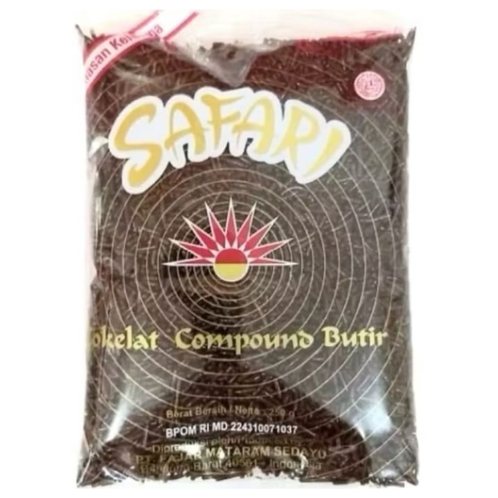 

Safari Meses Coklat Butir 250g