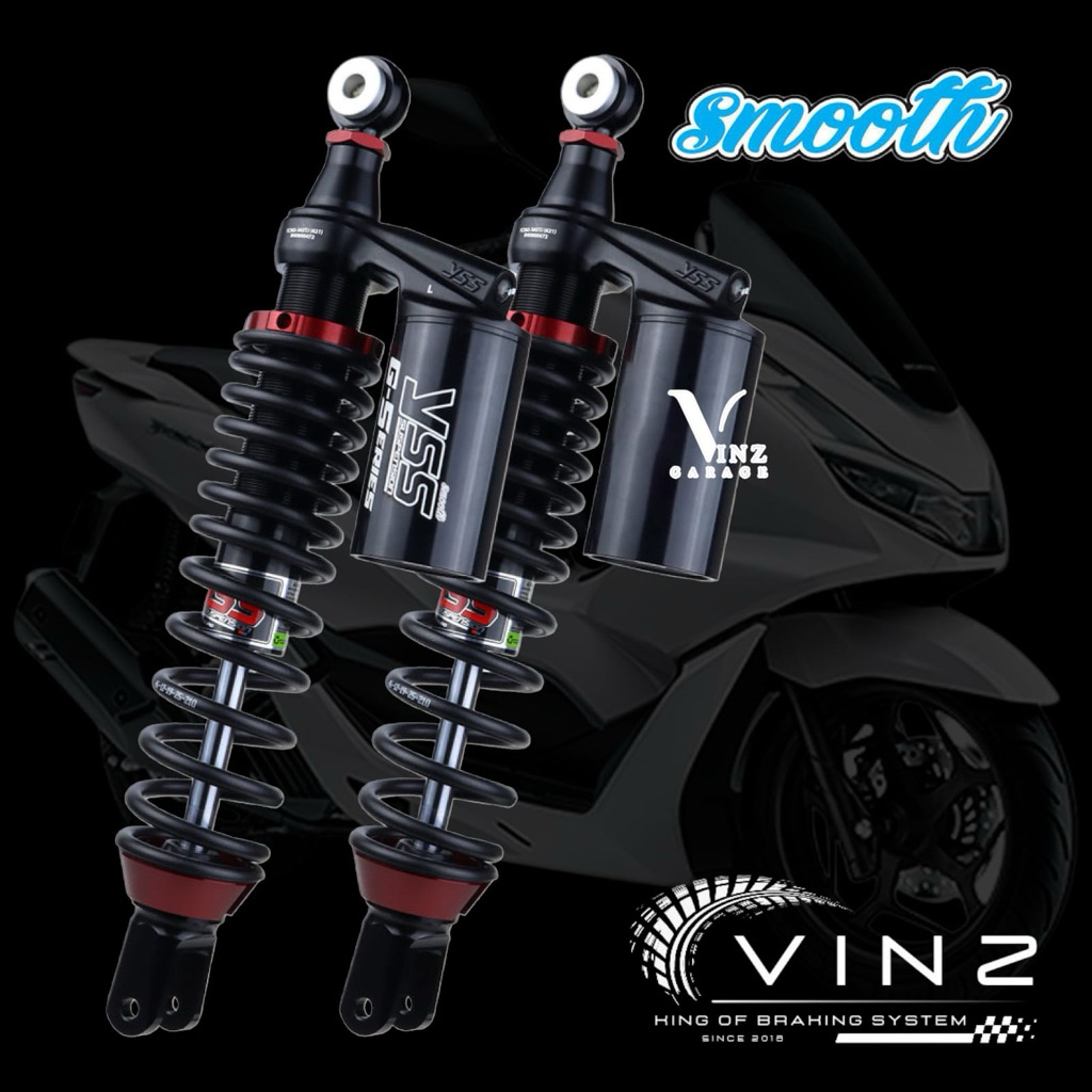 Shock YSS G Plus Smooth PCX 160 Black Series // Shock YSS PCX160 G-Plus Black Series 365 Mm Original