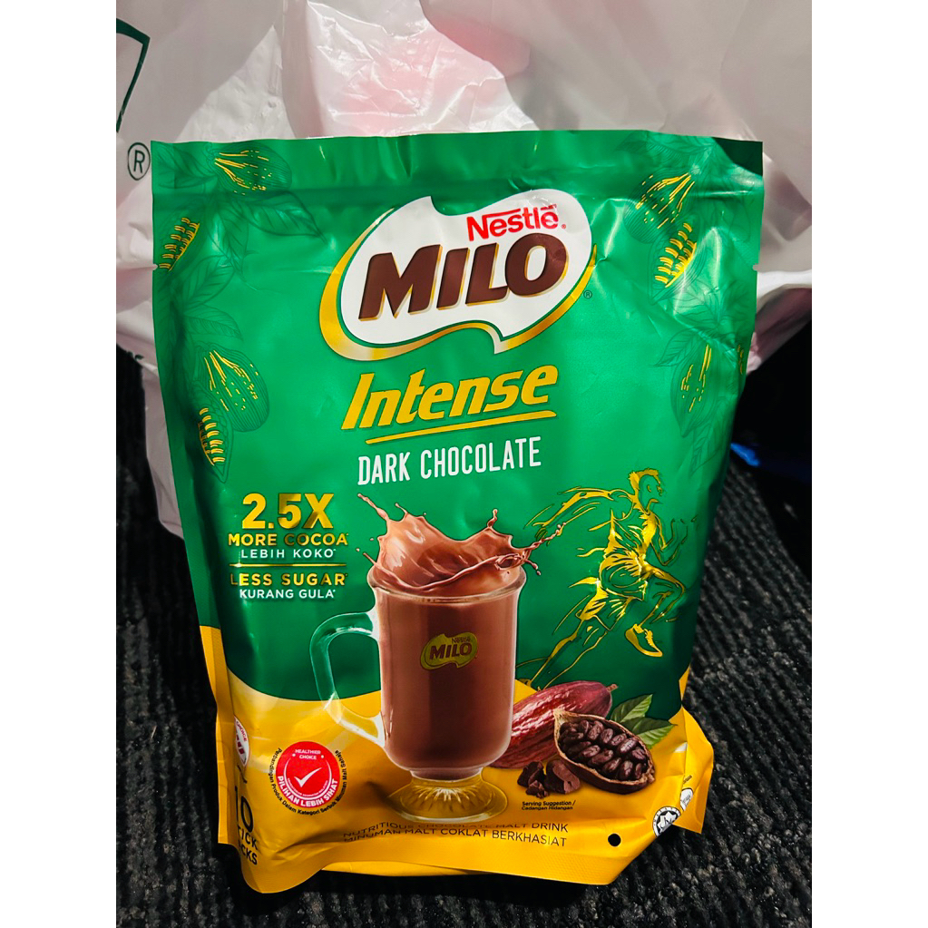 

milo intense dark coklat