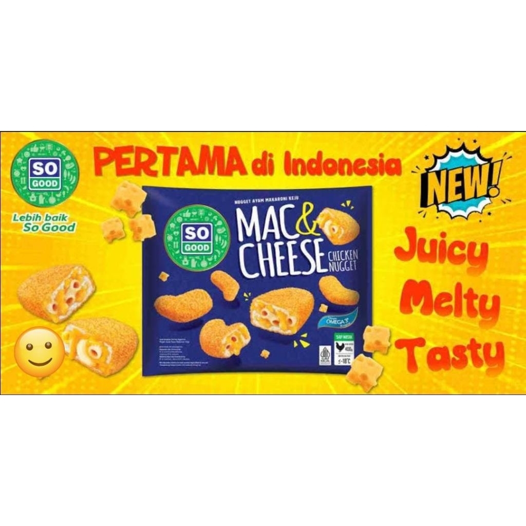 

SO GOOD MAC AND CHEESE NUGGET/NUGGET MAC&CHESSE 400gr