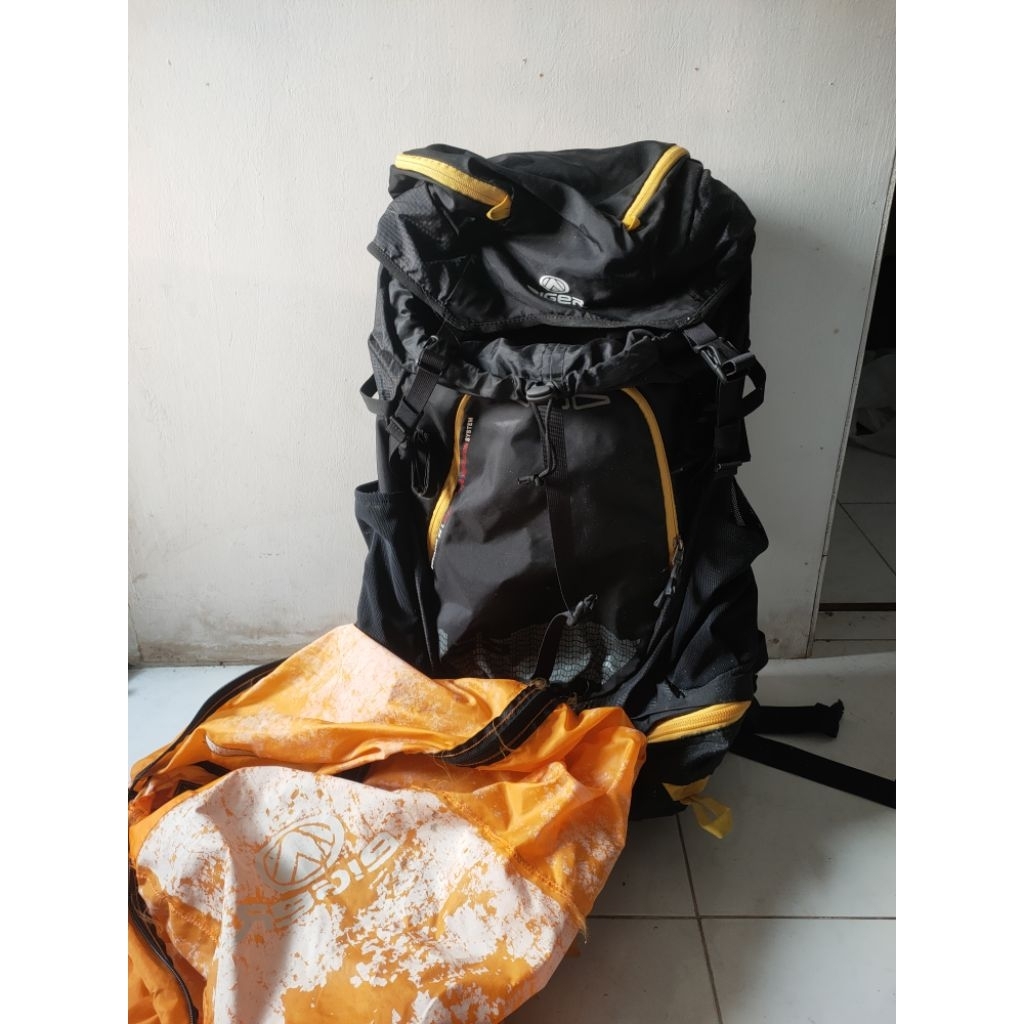 TAS KERIL KARIER EIGER EQUATOR 55 OLD SERIES LOGO LAMA PRELOVED