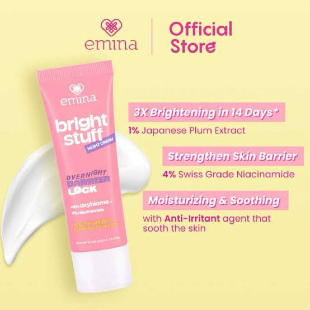 Emina Brightstuff night cream