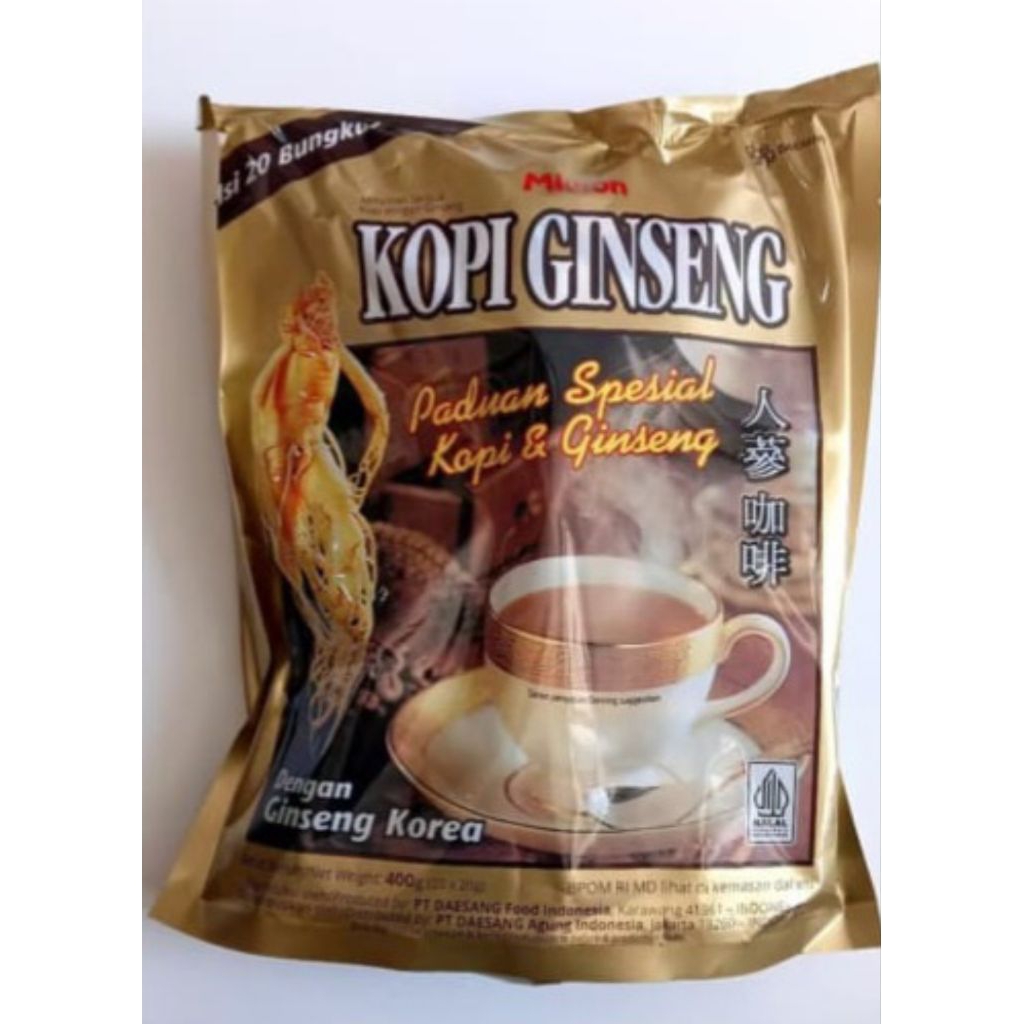 

KOPI GINSENG KOREA ISI 20 Bungkus