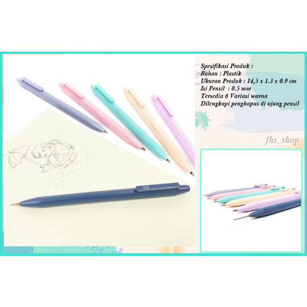 

Pensil Mekanik Warna Pastel Mechanical Pencil Pensil Mekanik Pastel Pensil Mekanik Morandi 0.5