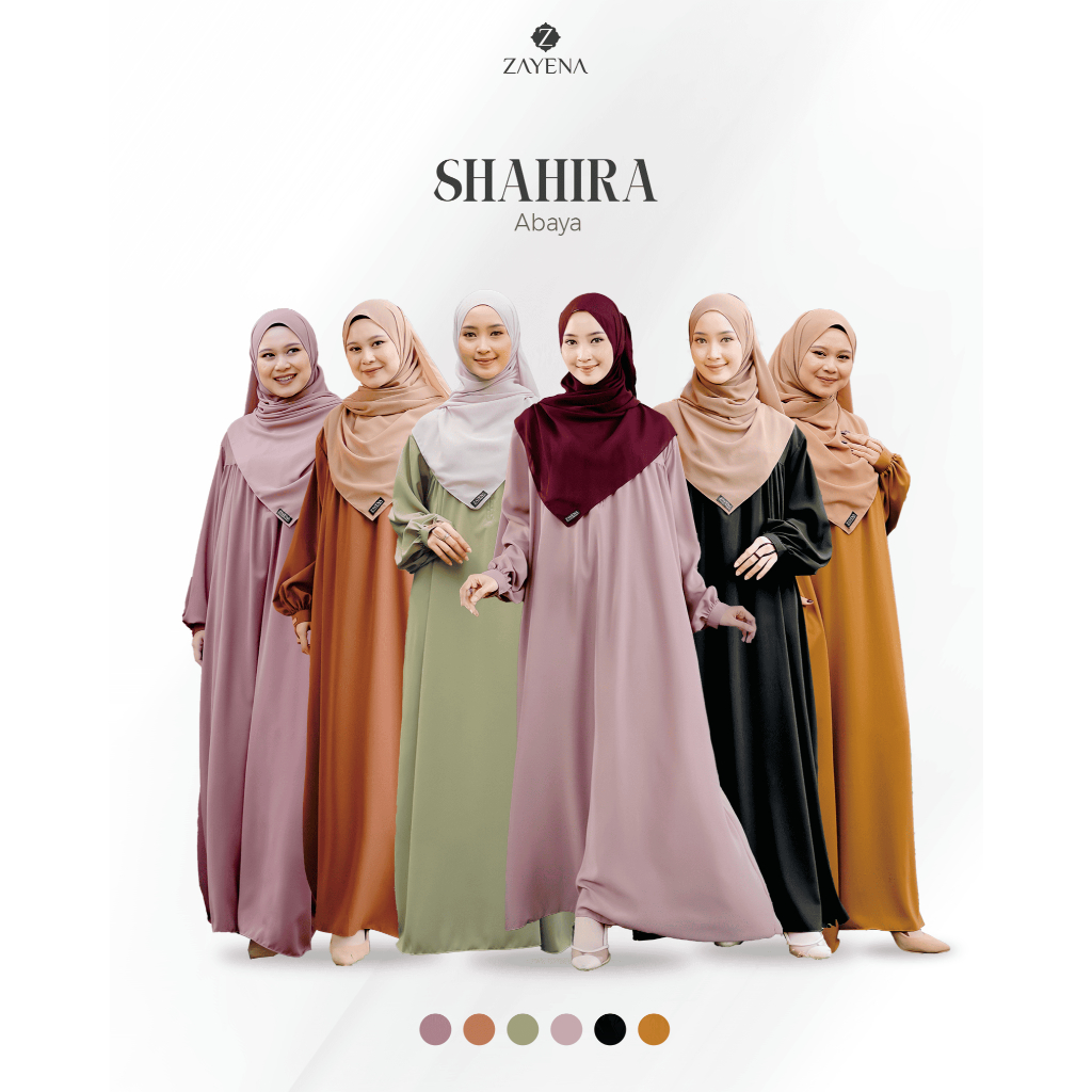Zayena - Shahira Abaya | Gamis Dewasa - Gamis Chic