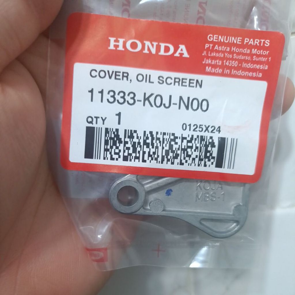 Cover Oil Screen Tutup Filter Saringan oli GENIO BEAT LED DELUXE SCOOPY ESP 2021 2022 2023 original 