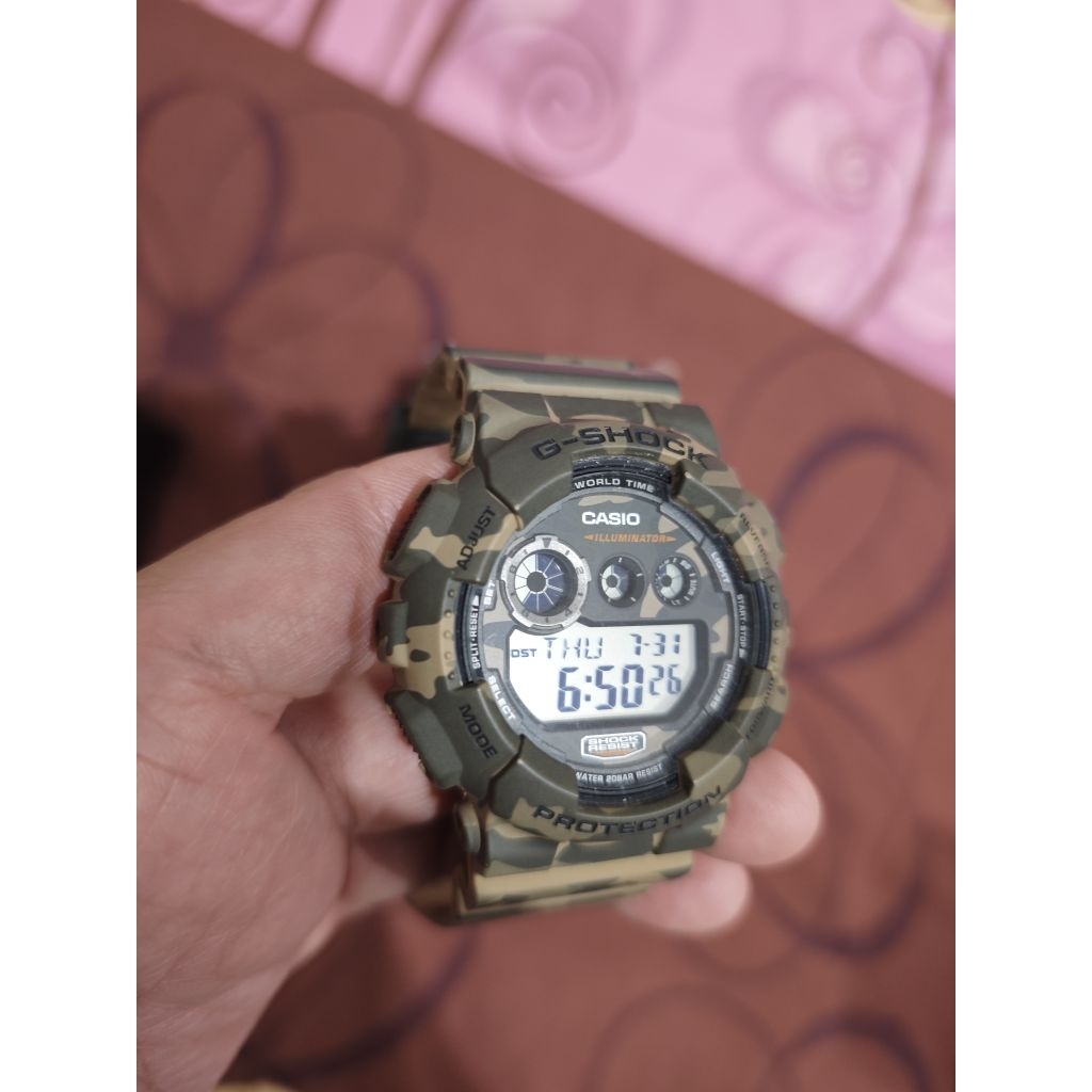 Casio G-Shock GD-120CM second