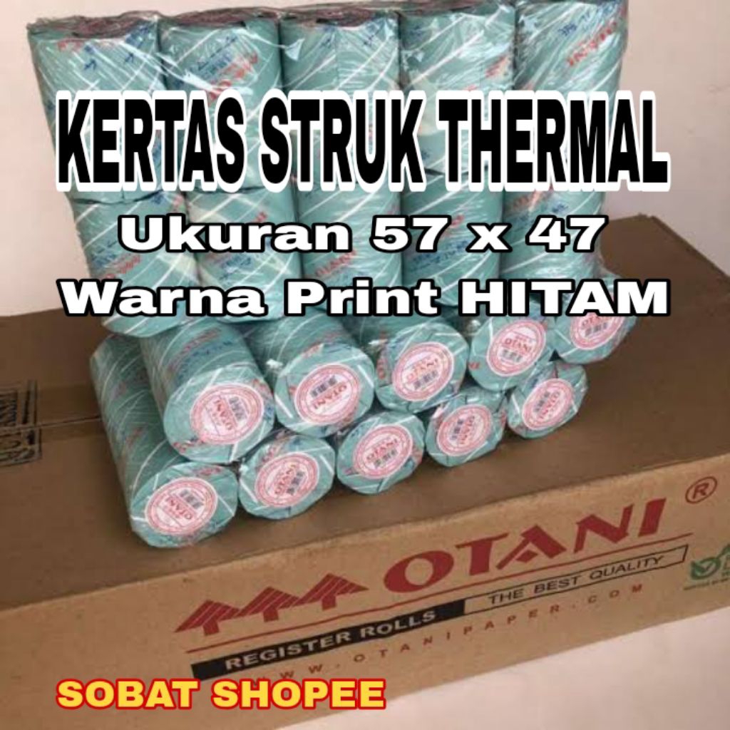 

Kertas Struk Thermal 57x40 Kasir Merk Otani