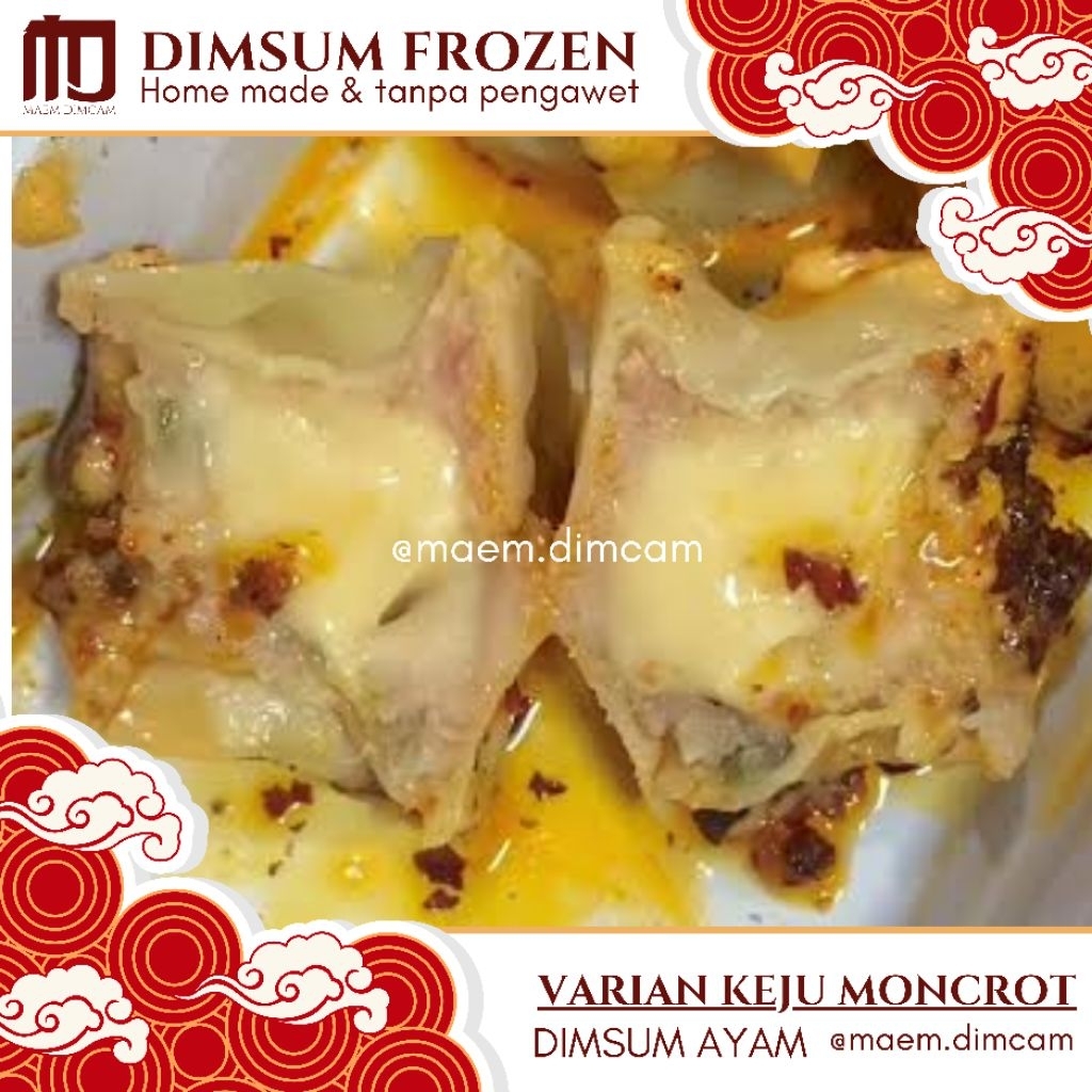 

DIMSUM KEJU MONCROT FROZEN | Dimsum Ayam tanpa Udang