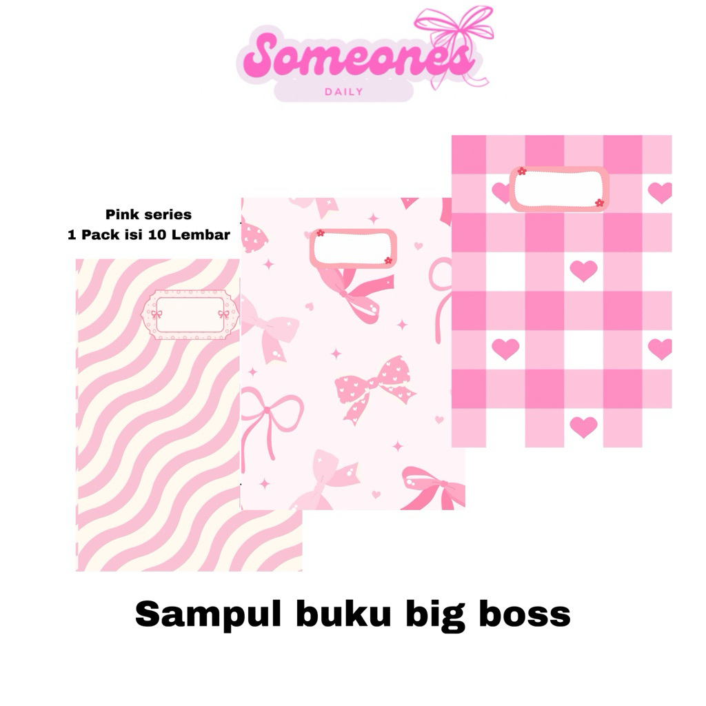 

[ISI 10] PINK SERIES SAMPUL BUKU AESTHETIC KOREAN STYLE
