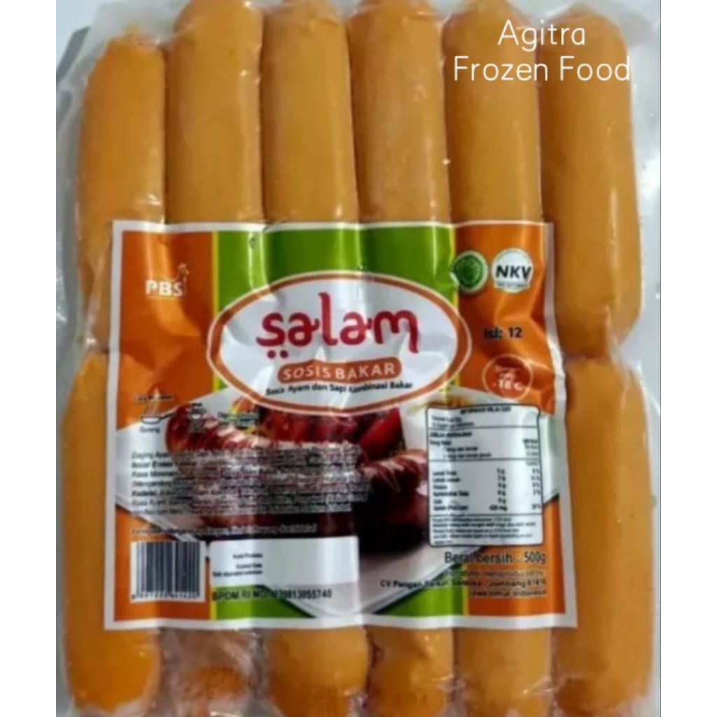 

Salam Sosis Bakar Isi 12 pcs 500gr Exp Jul26