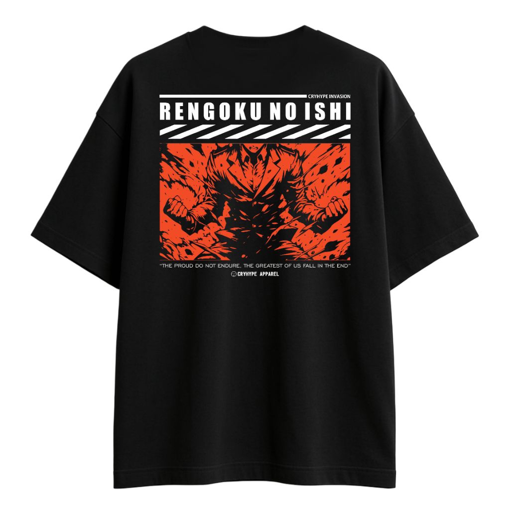 CRYHYPE APPAREL OVERSIZED T-SHIRT RENGOKU NO ISHI