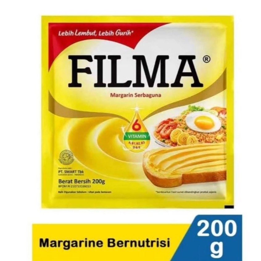 

Filma Margarine Sachet Serbaguna 200 Gram II Rasa Gurih Lezat - Halal
