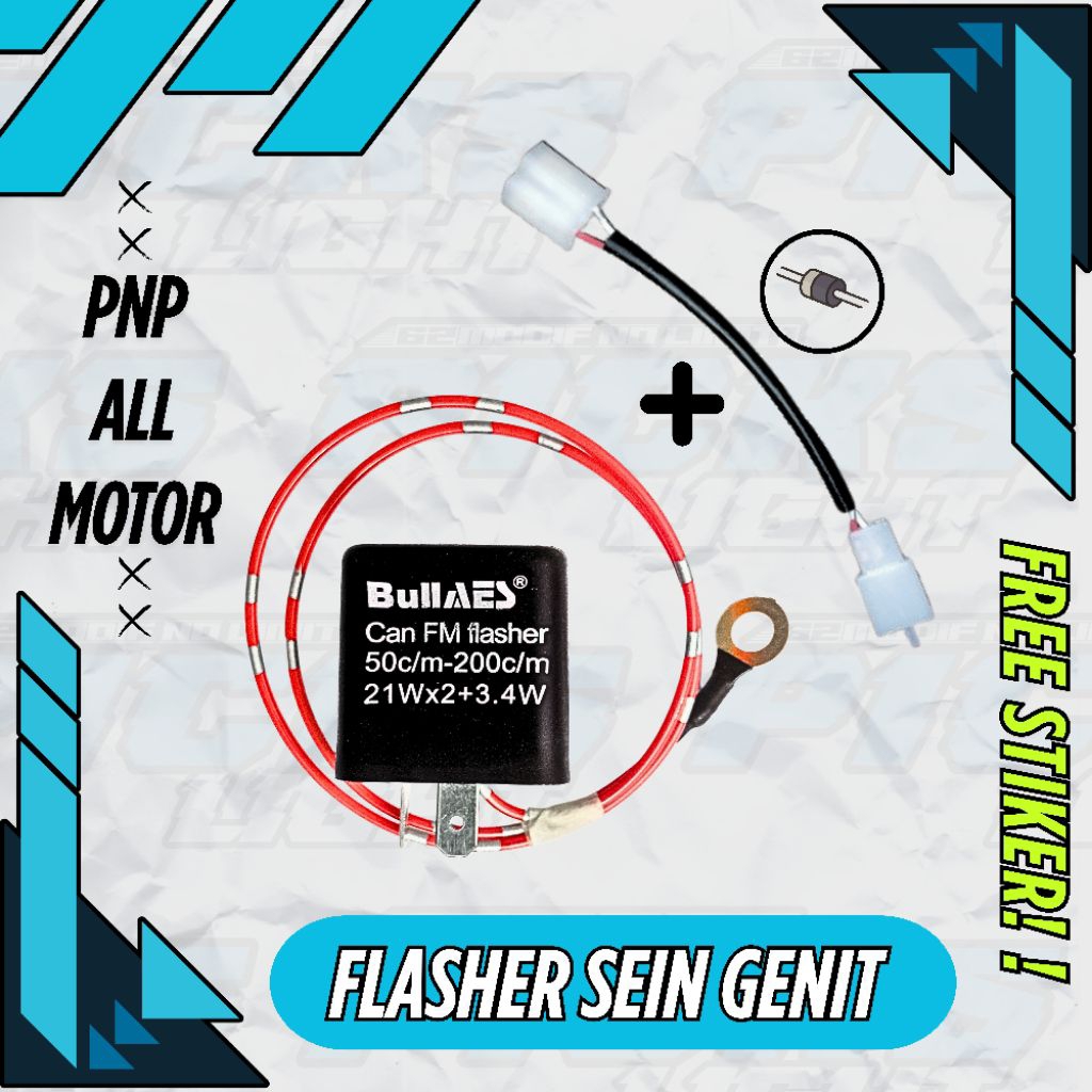 Flasher sein pengatur kedipan, flasher genit kedip 3x strobo