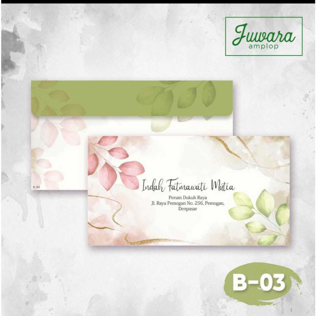 

Amplop Juwara B-03 (besar) harga murah