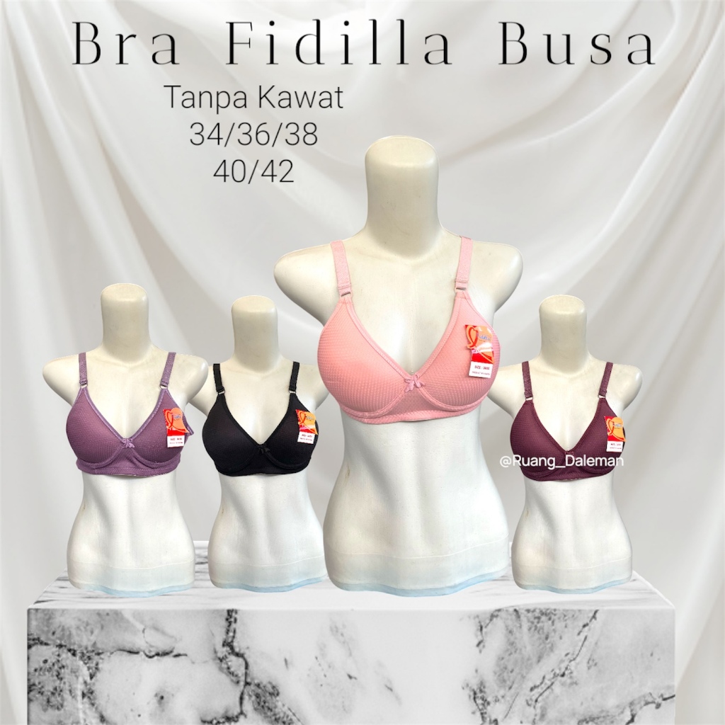 (GROSIR) Bra busa tanpa kawat FIDILLA // BH remaja dan dewasa busa tanpa kawat FIDILLA // bra polos