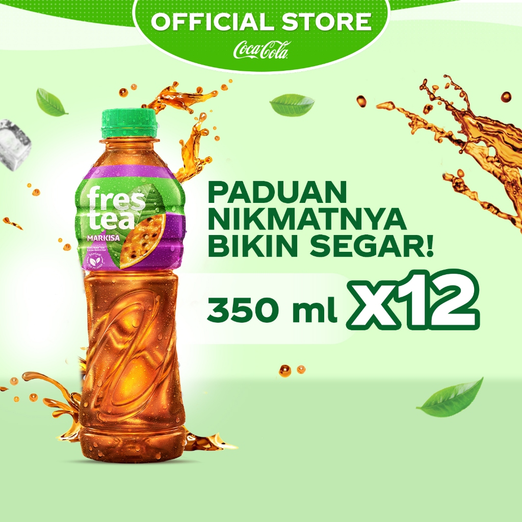 

Frestea Passion Fruit Minuman Teh Rasa Markisa - Botol 350ml x 12 pcs