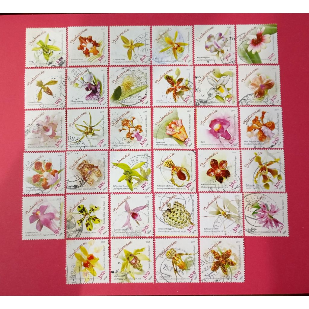 

PRANGKO INDONESIA SERI BUNGA ANGGREK ORCHIDS 2017