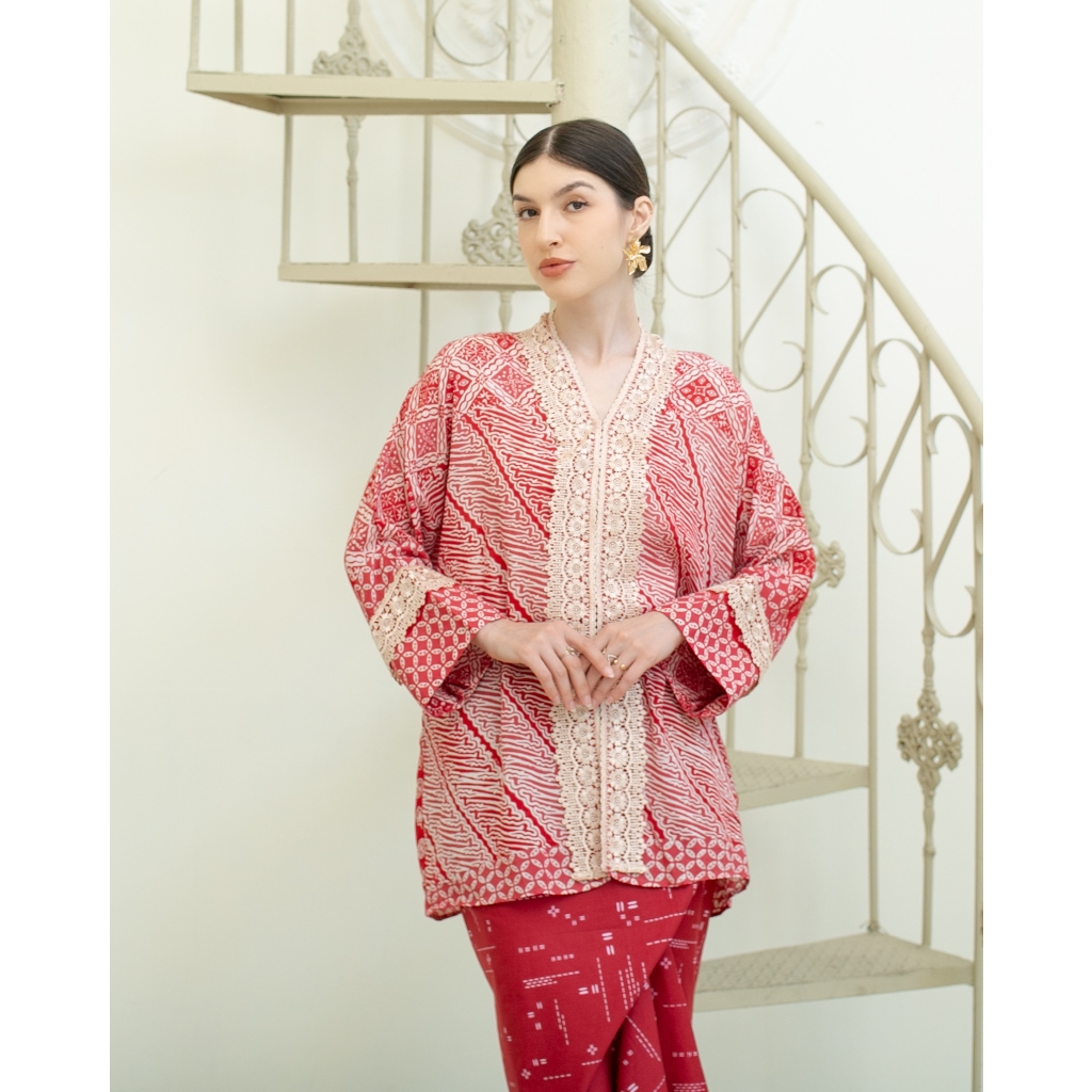 Maja Outer Batik Kebaya - Atasan Batik - Tunik Batik Wanita