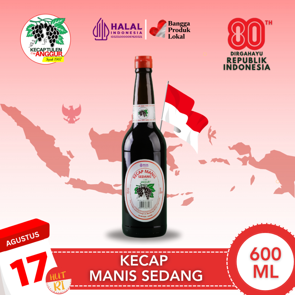 

Cap Anggur Kecap Manis Sedang 600ml (Kaca)