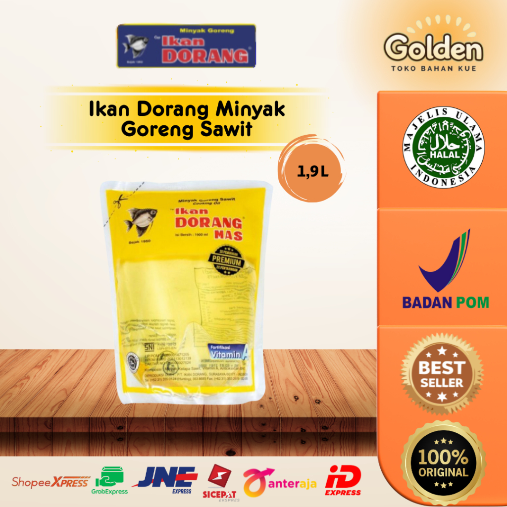 

Ikan Dorang Minyak Goreng Sawit 1,9L