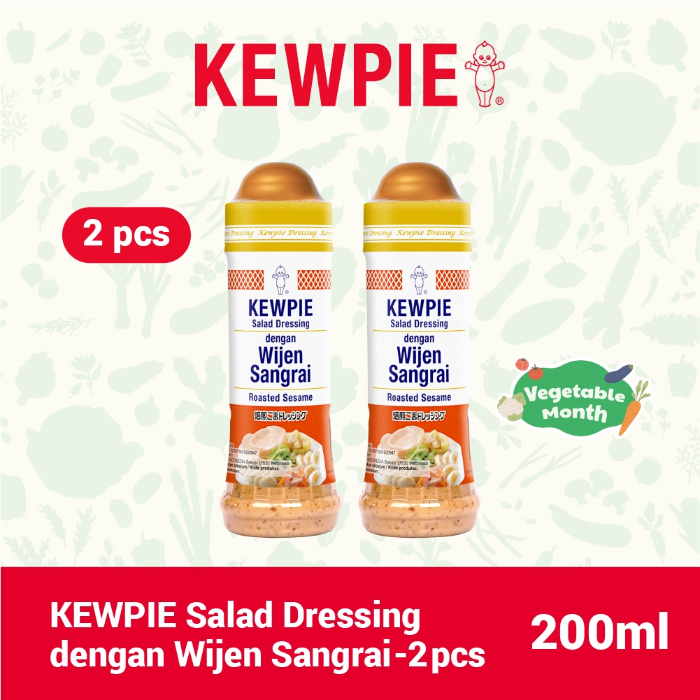 

KEWPIE Salad Dressing dengan Wijen Sangrai 200 ml (2 pcs)