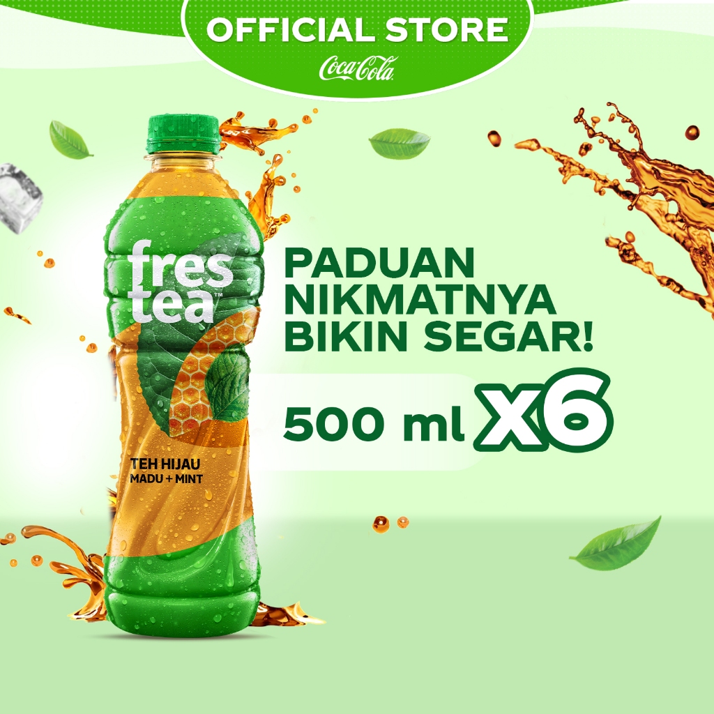 

Frestea Green Honey Minuman Teh - Botol 500ml x 6pcs
