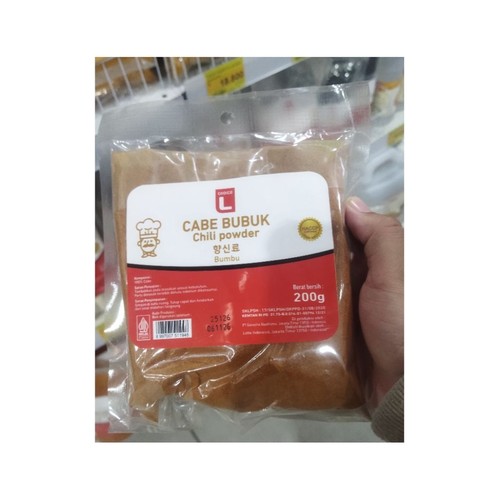 

CHOICE L CABE BUBUK 200GR ISI 3 PCS