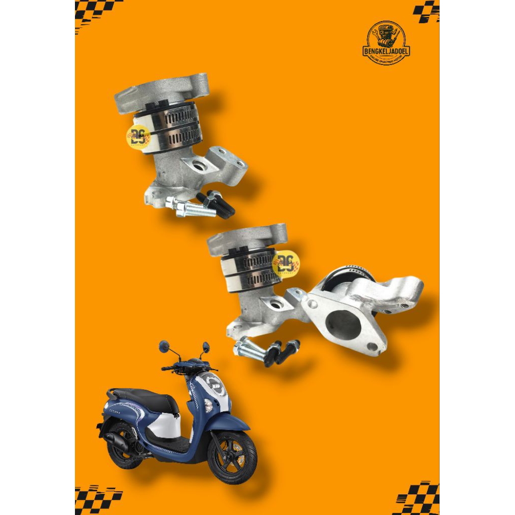 INTAKE MANIFOLD DOWNDRAFT VARIO 110 SCOOPY BEAT  TB VARIO 125