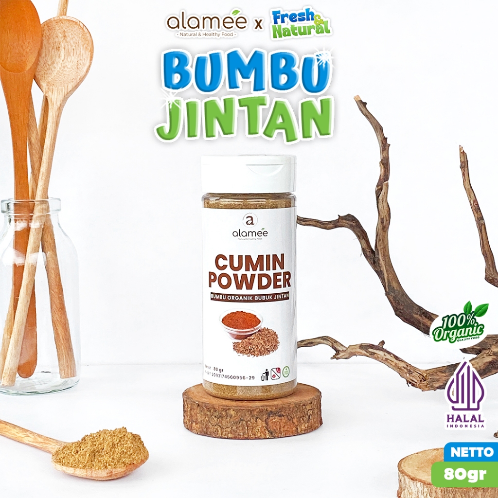 

ALAMEE Bumbu Dapur Jintan Bubuk Cumin Powder Bumbu Dapur Instan Jinten 80gr fresh and natural
