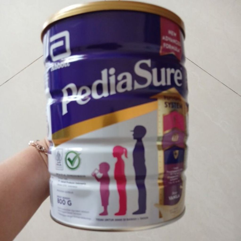 

Pedisure vanilla 800gram kaleng Penyok