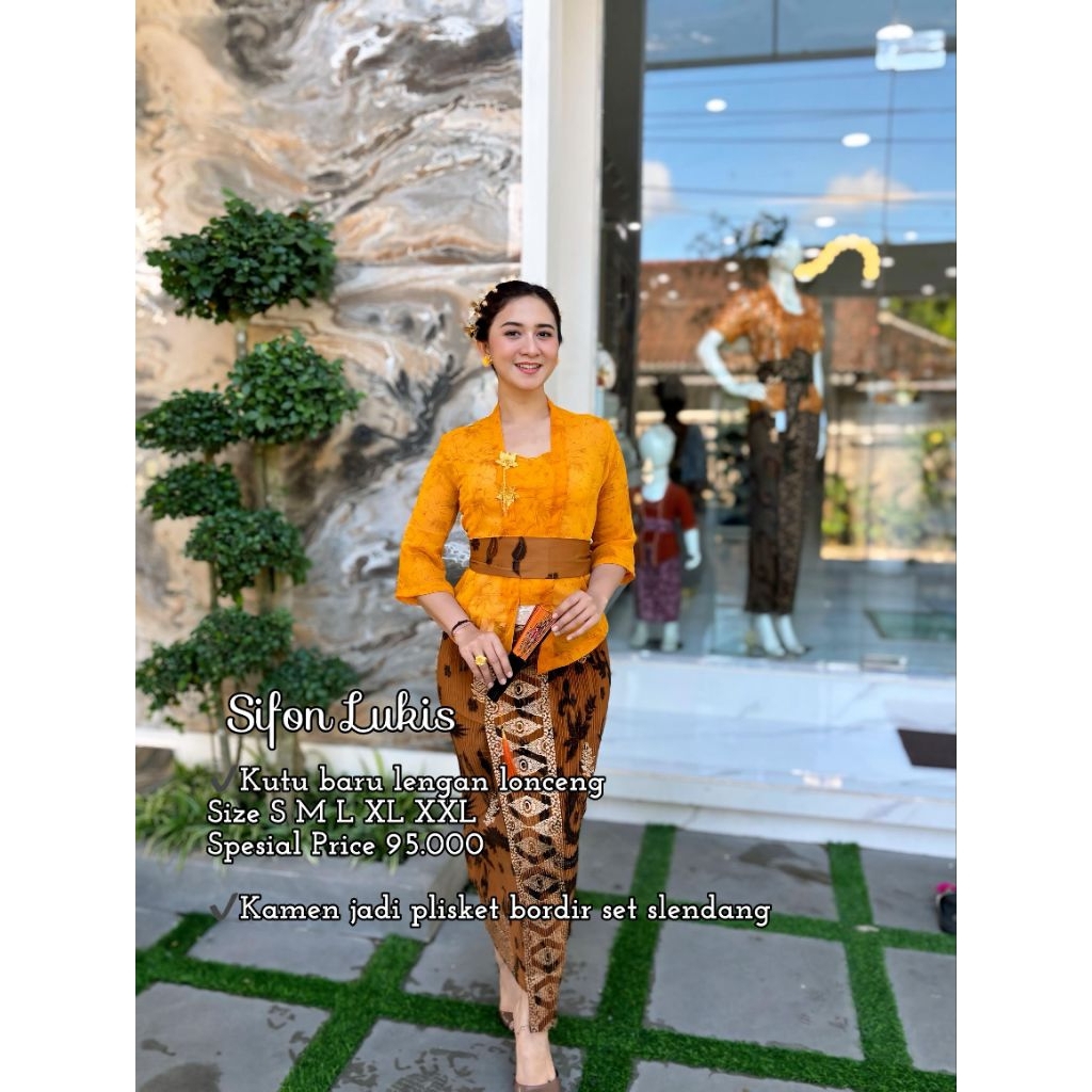 Kebaya Sifon Lukis