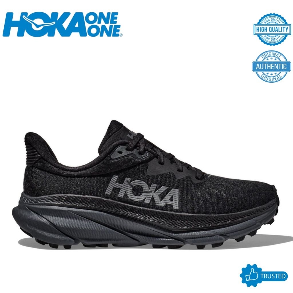 SEPATU HOKA ATR 7 CHALLENGER FULL BLACK