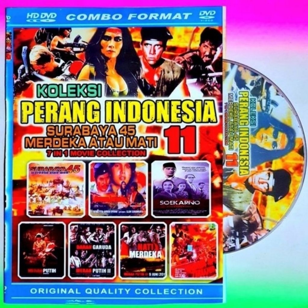 KASET DVD FILMM PERANG INDONESIA JANUR KUNING-KASET DVD FILMM PERJUANGAN KEMERDEKAAN INDONESIA MERDE