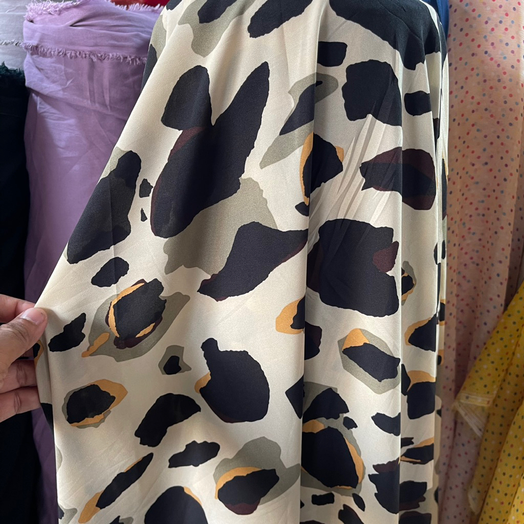 Kain Sifon Vine - Kain Motif Animal Print - Kain Motif animal - Kain Sifon Motif