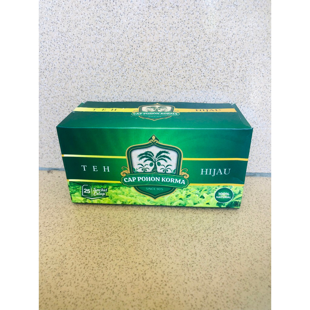 

TEH HIJAU CELUP cap pohon kurma / teh herbal / teh kesehatan