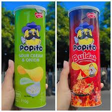 

Cemilan Naraya Popito Buldak Spicy Chicken botol 110 g / Sour cream 110g