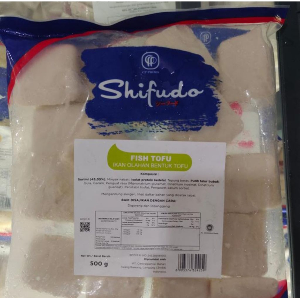 

shifudo fish tofu 500 gram frozen food