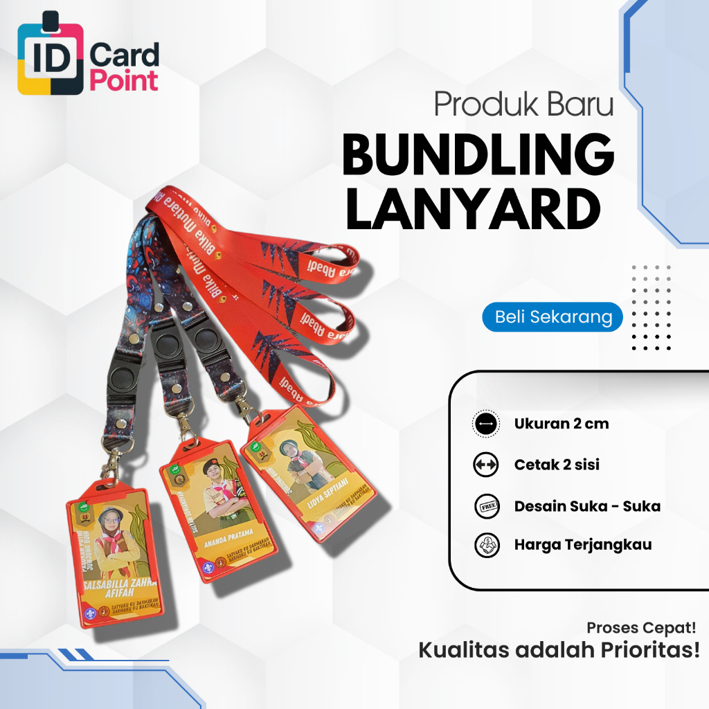 

BUNDLING LANYARD ID CARD Paket Lengkap Beserta Tempat ID Card Lebih Praktis dan Hemat!