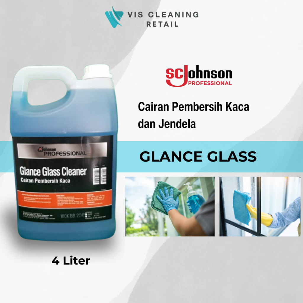 SC Johnson Glance Glass - Pembersih Kaca dan Cermin ( 4 L )