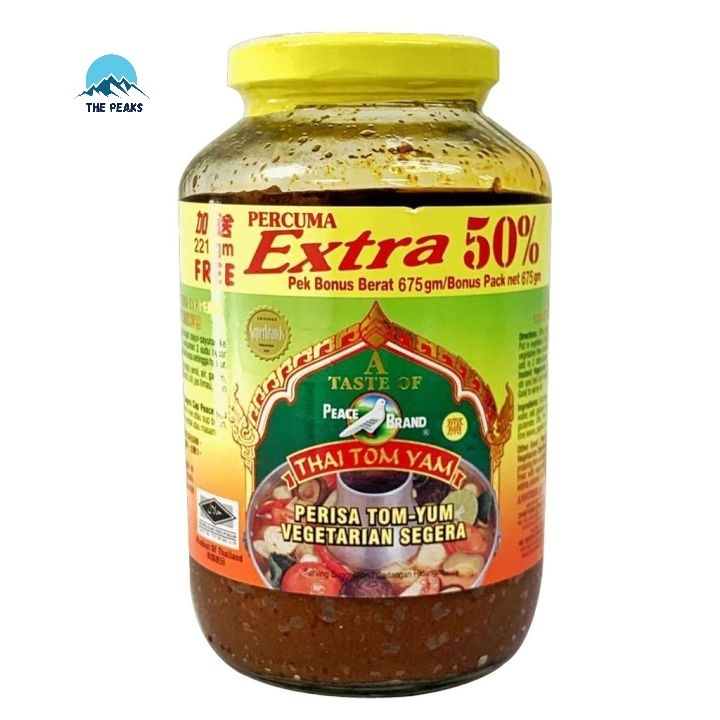 

(The Peaks) Merpati Tomyam Vegetarian 454gr / Tomyam / Peace / Brand / Merpati / 454gr / Vegan / Vegetarian / vege / tomyum / tom / yum