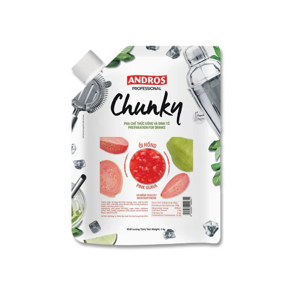 

ANDROS CHUNKY PINK GUAVA JAM 1KG