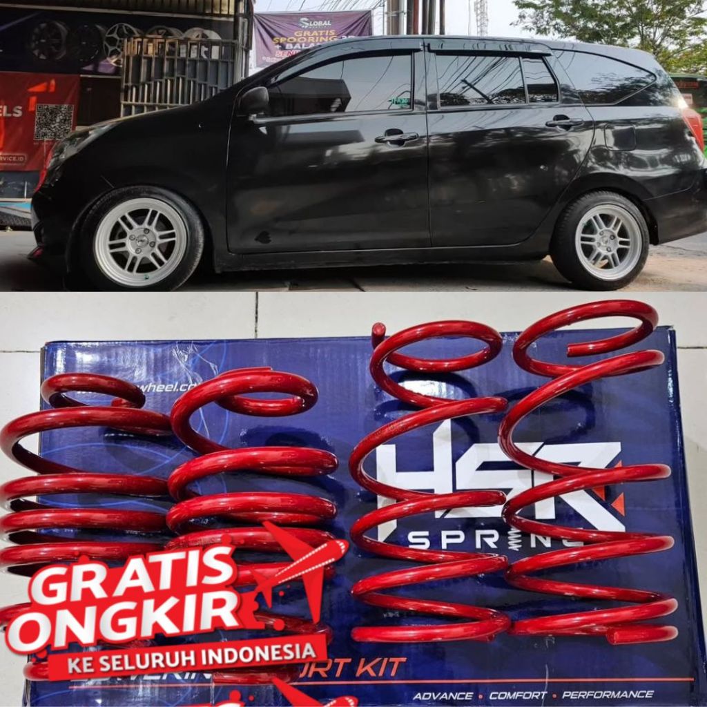Lowering Kit Hsr / Per Mobil Ceper Standar Anti Limbung Untuk Mobil Calya Sigra