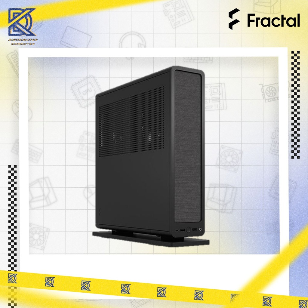 FRACTAL CASING RIDGE PCIe 4.0 BLACK MINI ITX SFF Case